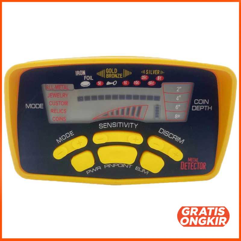 Pendeteksi Logam Metal Gold Silver Detector Finder 6V - MD6250