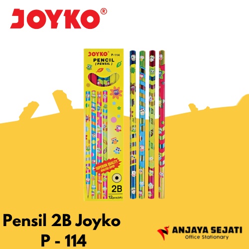 

Pensil 2B Joyko P - 114 / Perlusin (12pcs)