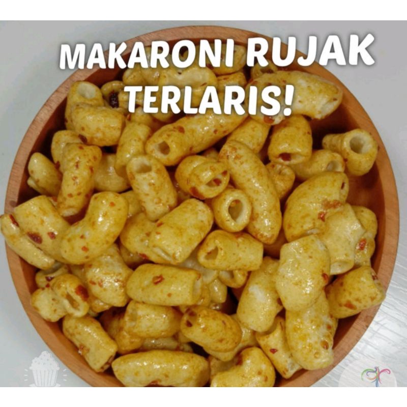 

MAKARONI BESAR BUMBU RUJAK 1/2KG(500GR)/PEDAS MANIS/ MAKARONI KILOAN