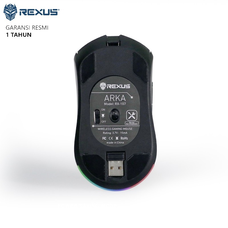 Mouse gaming Rexus wireless wired usb 2.0 macro 10000dpi 7d rgb 1.8m cable arka rx107 rx-107