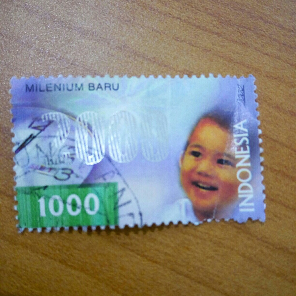 

Perangko indonesia milenium baru 2000