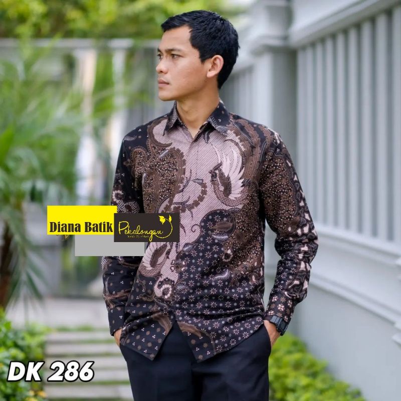 TERBARU Baju Batik Pria Gus Azmi Syubbanul Muslimin Hadroh Azzahir Santri muslim, Modern Lengan Panjang