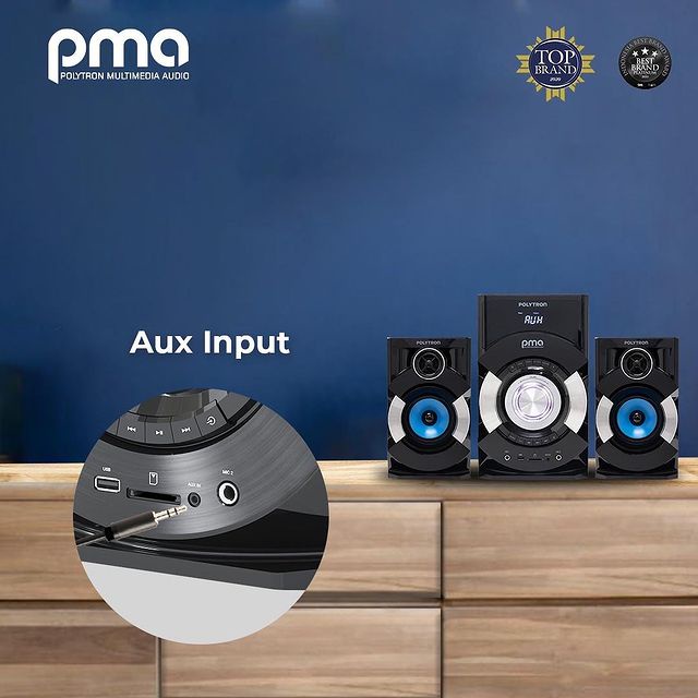 READY TIPE BARU Polytron Speaker PMA 9507 / PMA 9527 EXTRA BASS Ambience light