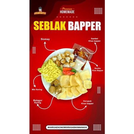 SEBLAK BAPPER MANTAP SEBLAK INSTAN BY BAPPER FOOD