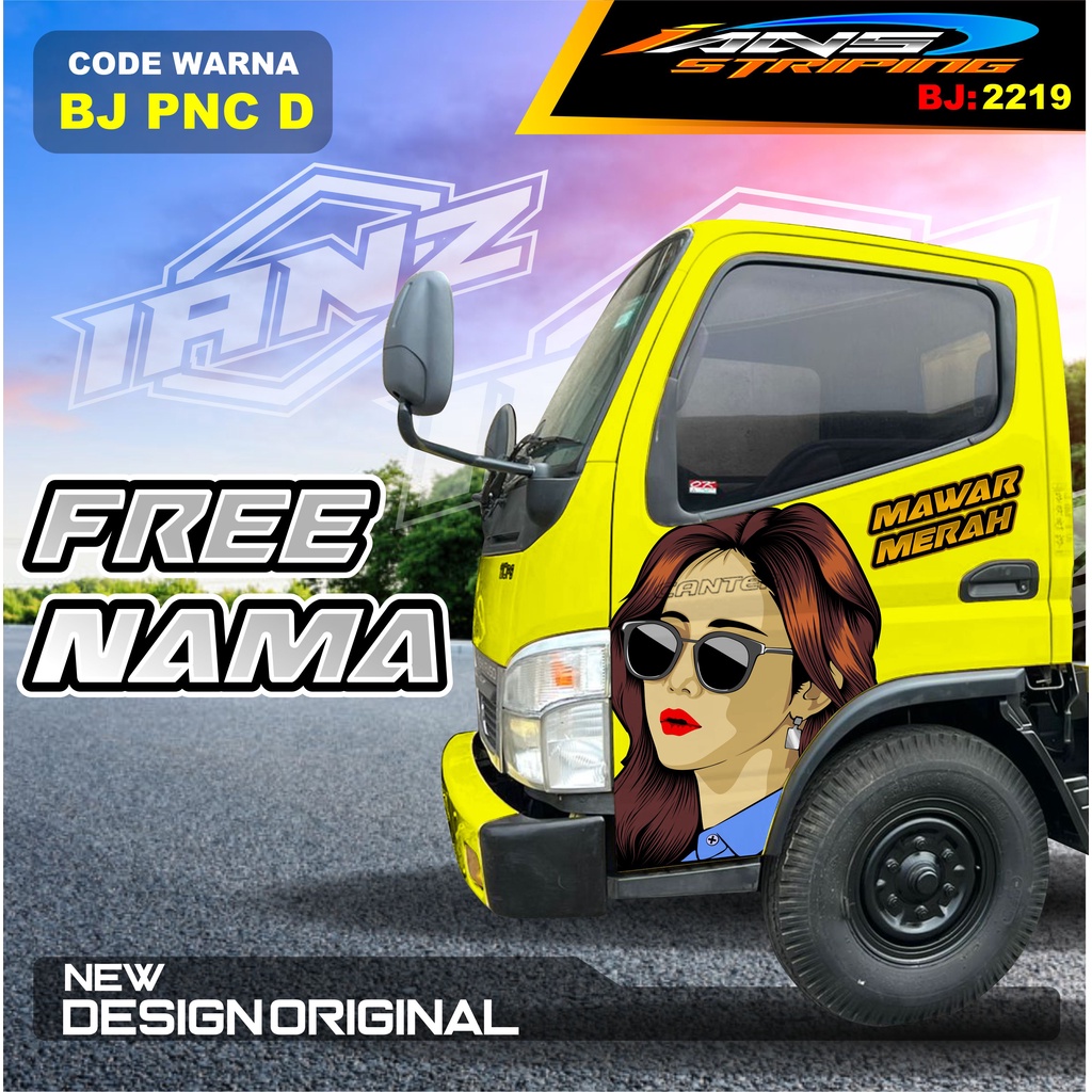 STICKER DECAL PINTU TRUK FUSO RAGASA / DECAL PINTU DUMTRUK  / STIKER MOBIL TRUK / STIKER PINTU TRUK KEREN