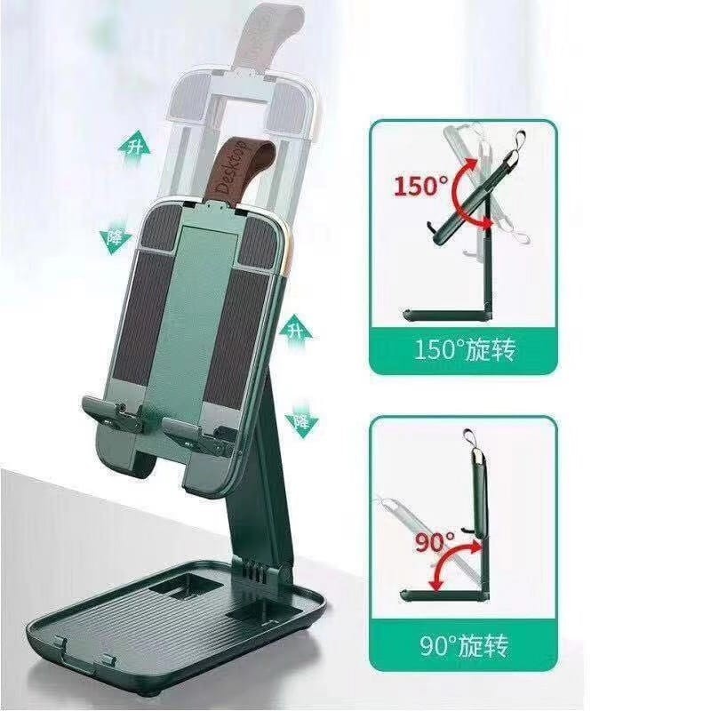 Stand Hp Ipad Tab Tablet Pouch Dudukan Meja Holder Handphone