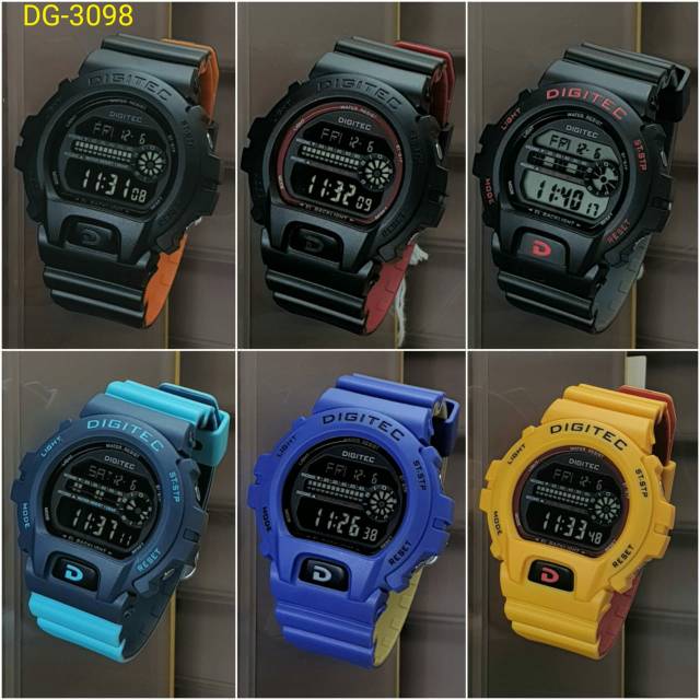 Digitec 3098
Original
Diameter 4,3 cm
Mesin digital
Water resistant
Include box