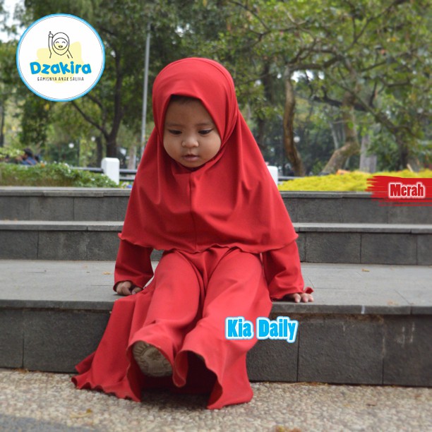Baju Gamis anak Syari /baju muslim anak perempuan/Hijab anak perempuan/Dzakira