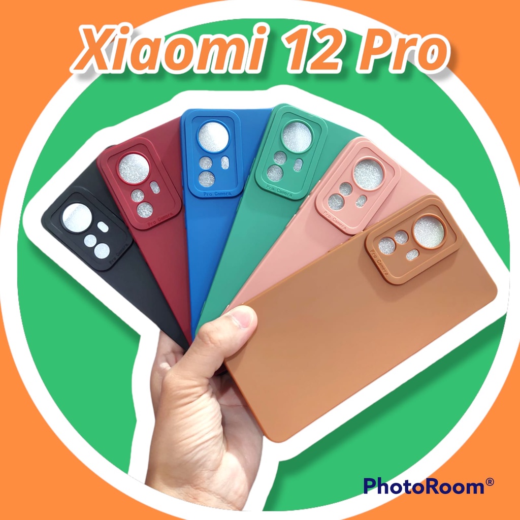 Pro Camera Soft Case Xiaomi 12 5G 12 Pro Solid Color Angel Eye Lens