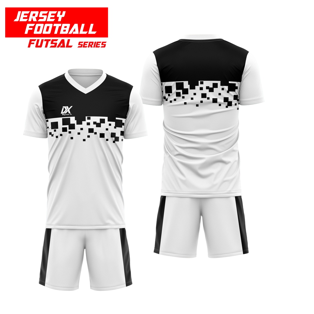 BAJU JERSEY BOLA FUTSAL DX DOZ FULLPRINTING ONE SET PREMIUM