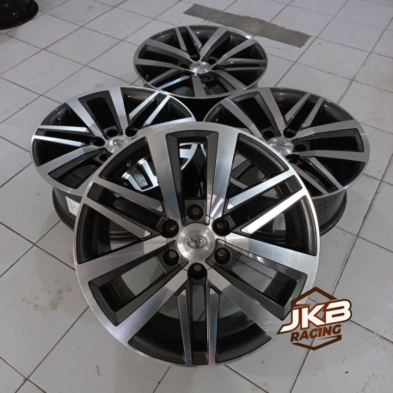 VELG MOBIL BEKAS REP FORTUNER RING 20X8.5 PCD 6X139 ET 25 VELG ONLY 4PCS