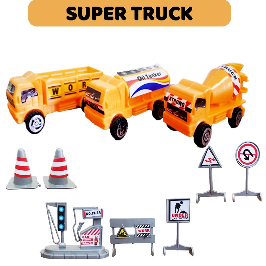 Sekawantoys Mainan Anak Super  Truck Pull Back TERMURAH!!