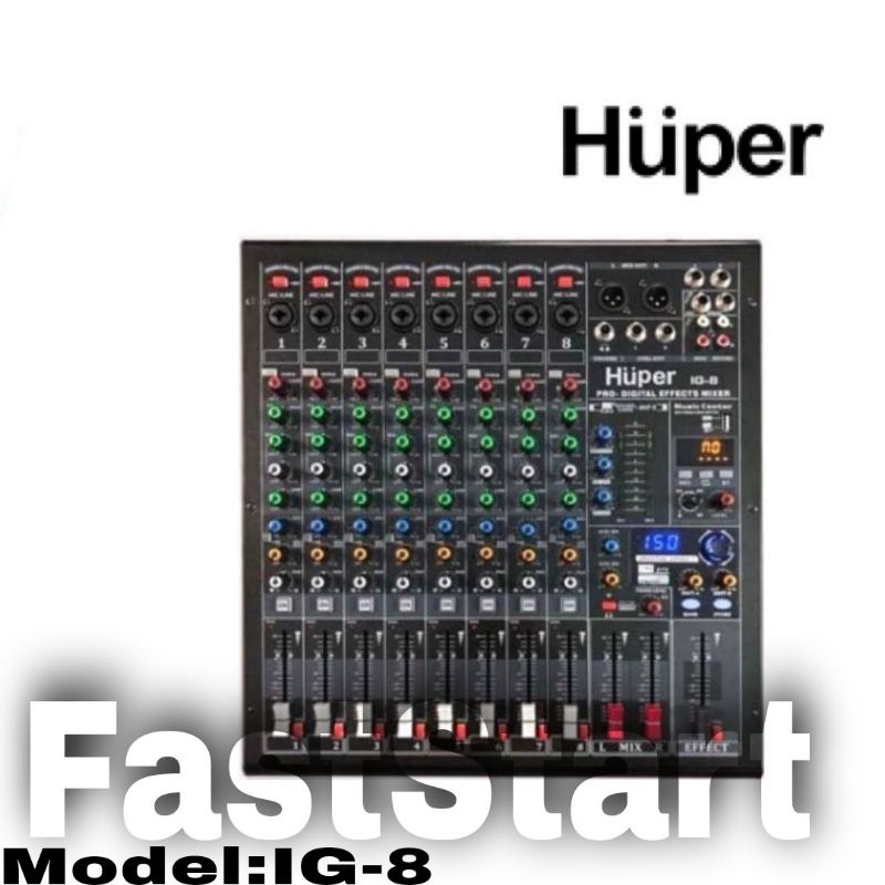 Mixer Audio Huper IG8 Original Huper 8 Channel HUPER IG 8