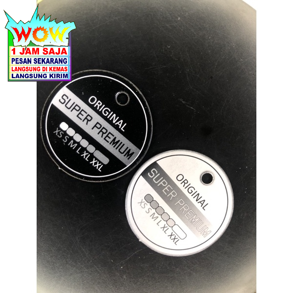 

TAG SIZE ORIGINAL SUPER PREMIUM CETAK DUA SISI CO 1X DI KIRIM 600PCS