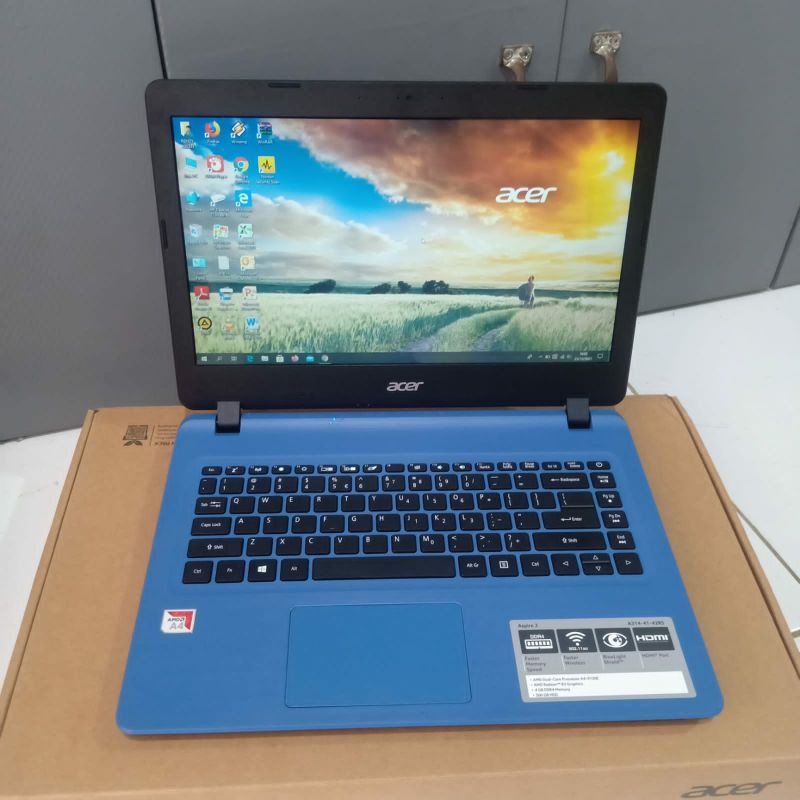 Laptop Acer Aspire 3 Amd Dual-Core A4-9120e Gen 7 Ram 4GB/HDD 1TB Vga Amd Radeon R3 Graphic Windows 10