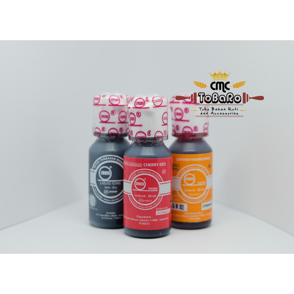 

Cross Pewarna Makanan / Liquid Icing 20 Ml