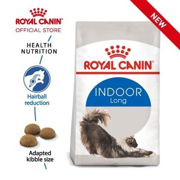 Royal Canin Indoor Longhair 4kg Long Hair Makanan Kucing Bulu Panjang