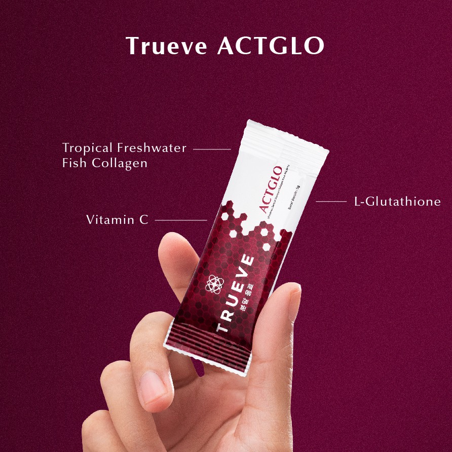 [PROMO SPESIAL] BPOM TRUEVE ACTGLO COLLAGEN DRINK HALAL ECERAN 1pcs Minuman Kolagen 100% ORIGINAL