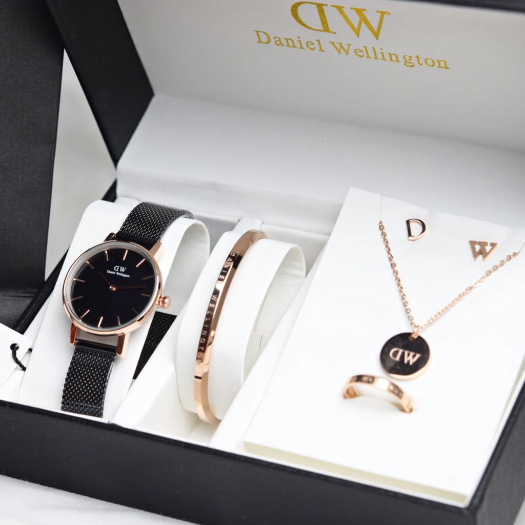 Jam Tangan Wanita Dw Single Set Grade KW Super Stainliss