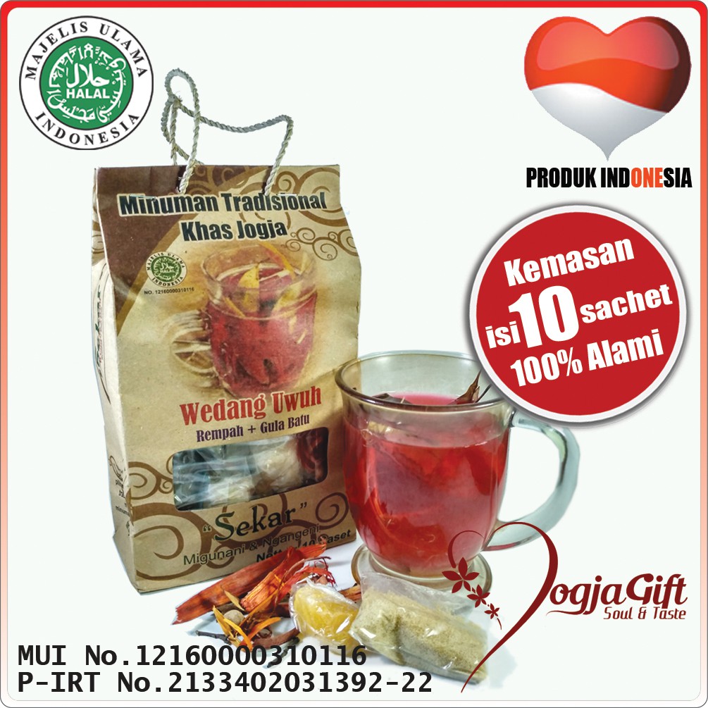 Wedang Uwuh Imogiri Rempah Asli + Gulabatu