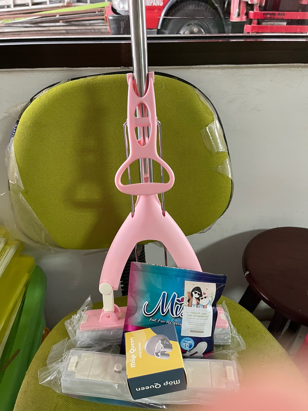 Mopqueen Mop Queen Indonesia Super Dry Pel Pel An Terbaru Sponge Mop Holder Pengering Lantai