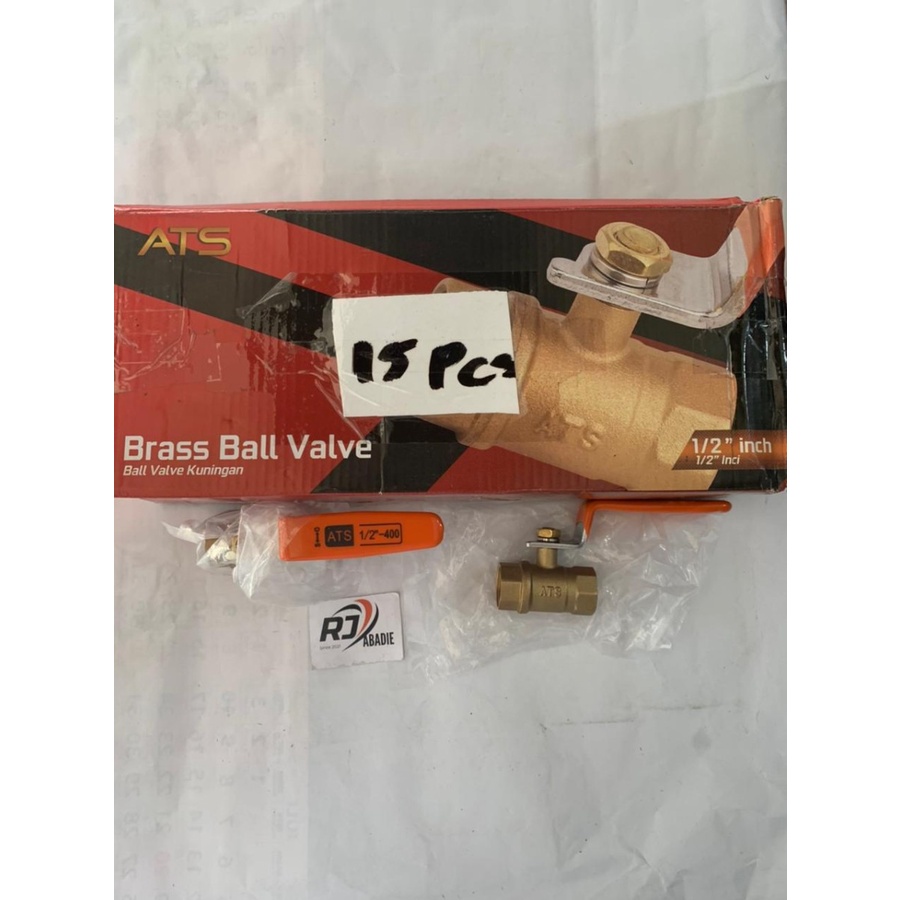 Stop Kran Keran Ball Valve Kuningan Tebal ATS 1/2&quot; 3/4&quot; 1&quot;