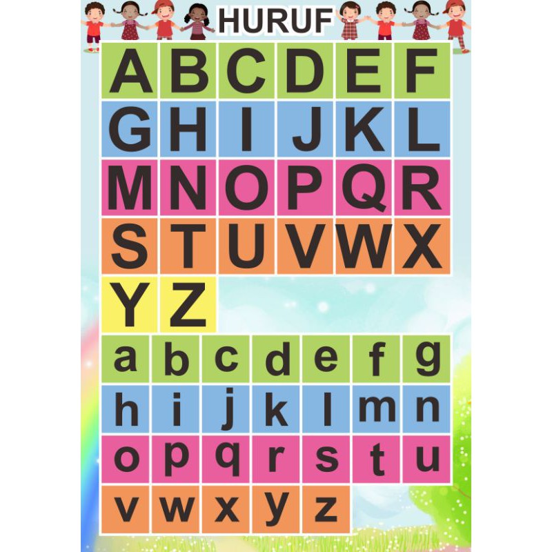 Poster anak / poster A - Z / poster abjad