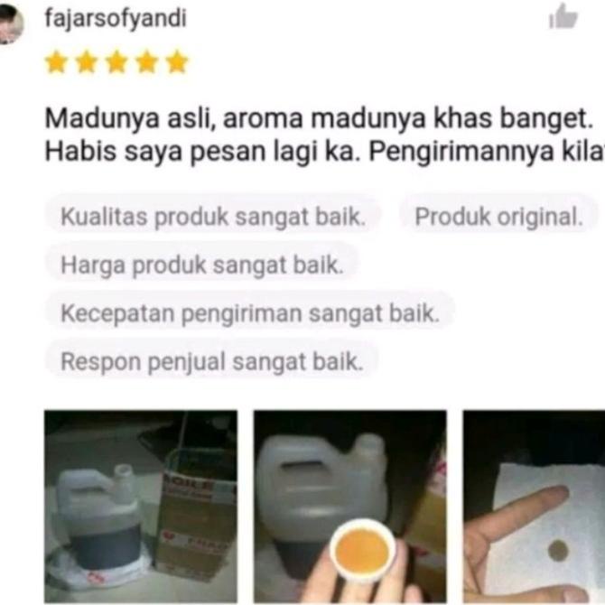 

Madu Curah Murni Multiflora netto 5kg