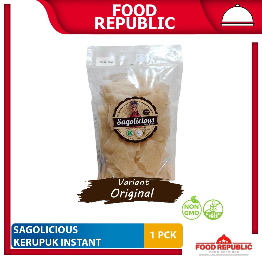 Sagolicious Kerupuk Sagu Sehat Gluten Free Low GI Halal Enak Keripik