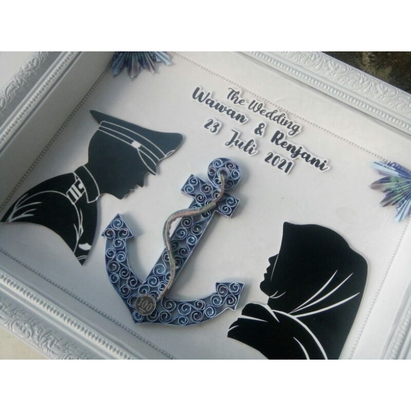 kado pernikahan simbolis mahar jangkar