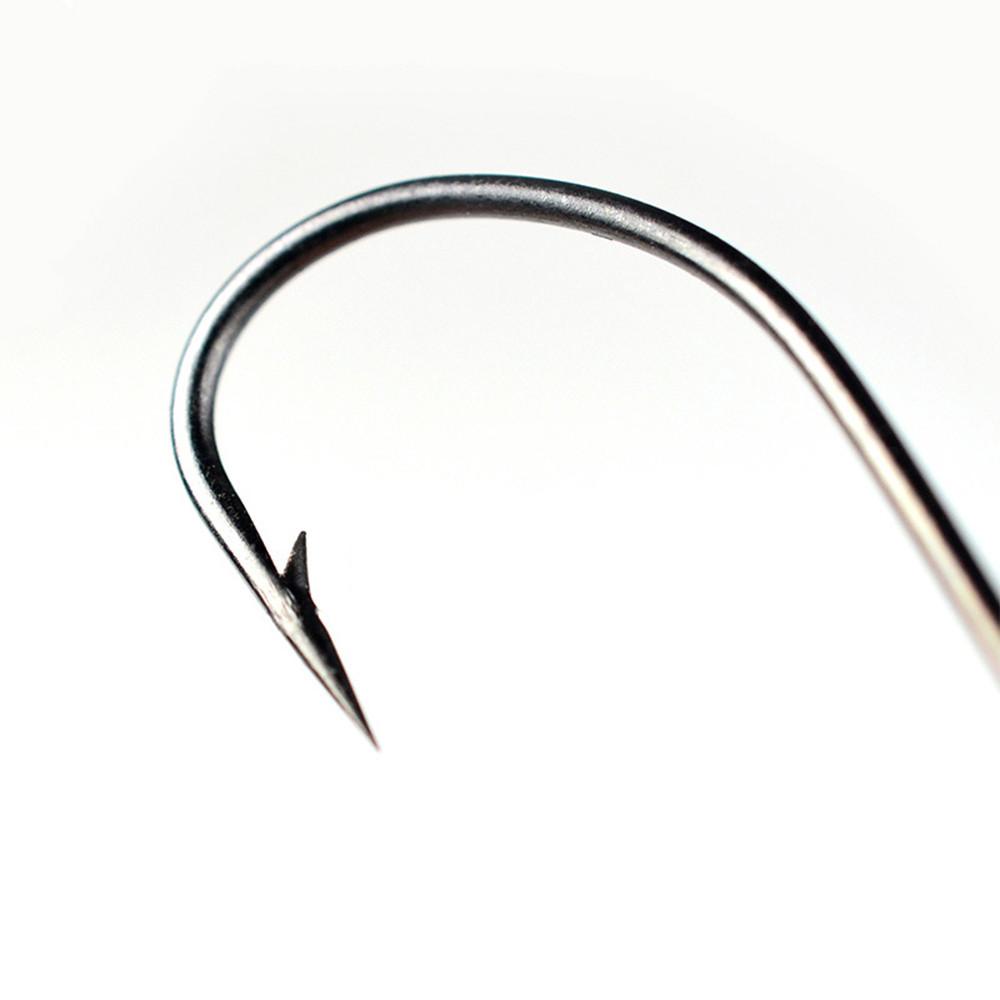 Quinton Mancing Soft Worm Hooks High quality Mancing Tackle6#-5/0 Super Lock 50pcs/ Cantelan Ikan lot