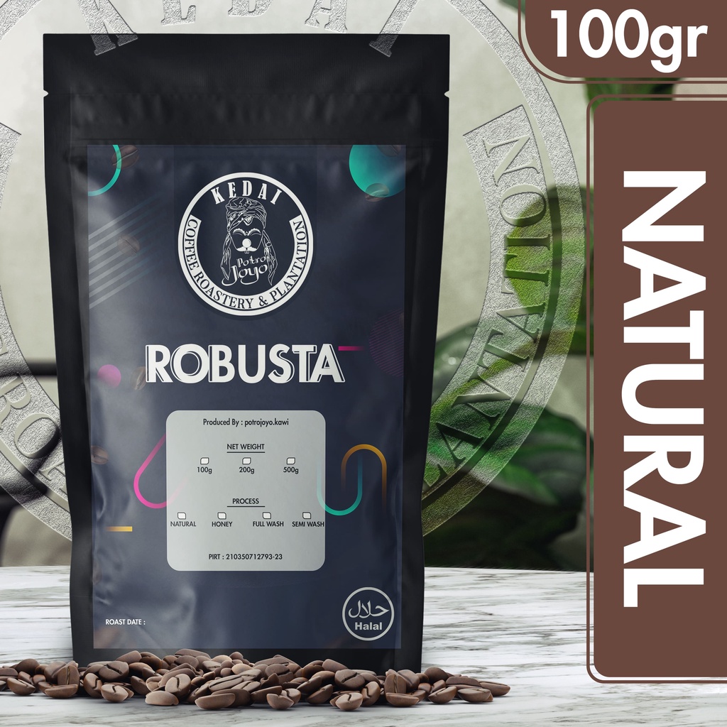 

Robusta Specialty Natural 100 Gram Premium Coffee Kopi Jawa - Malang POTROJOYO