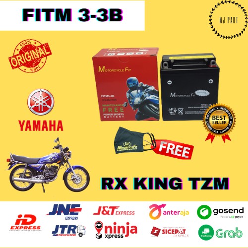 Accu MF GM3-3B YAMAHA RX KING GS YUASA MOTOBATT BATRE MOTOR AKI MURAH AKI BAGUS AKI LARIS ORIGINAL