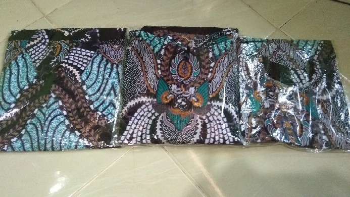 Batik Couple Keluarga Sania Ruffle Ori Ndoro Jowi Dnt Motif Madu