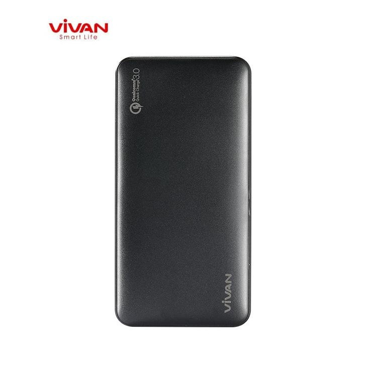 Power Bank VIVAN 10.000mAh  VPB-A10S   PD+QC 3.0 Fast Charging - Black