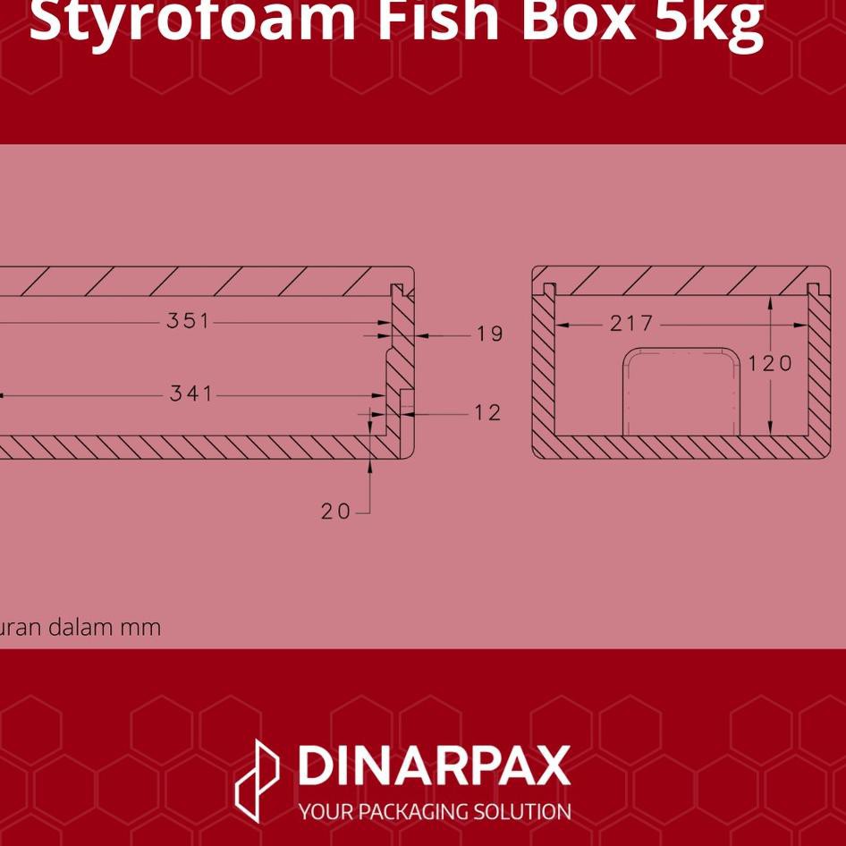 

[AGEN] Styrofoam Box 5KG / Fish / Frozen / Gabus / Sterofoam / 5 kg