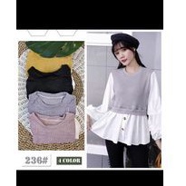 atasan zara rajut Korean import premium