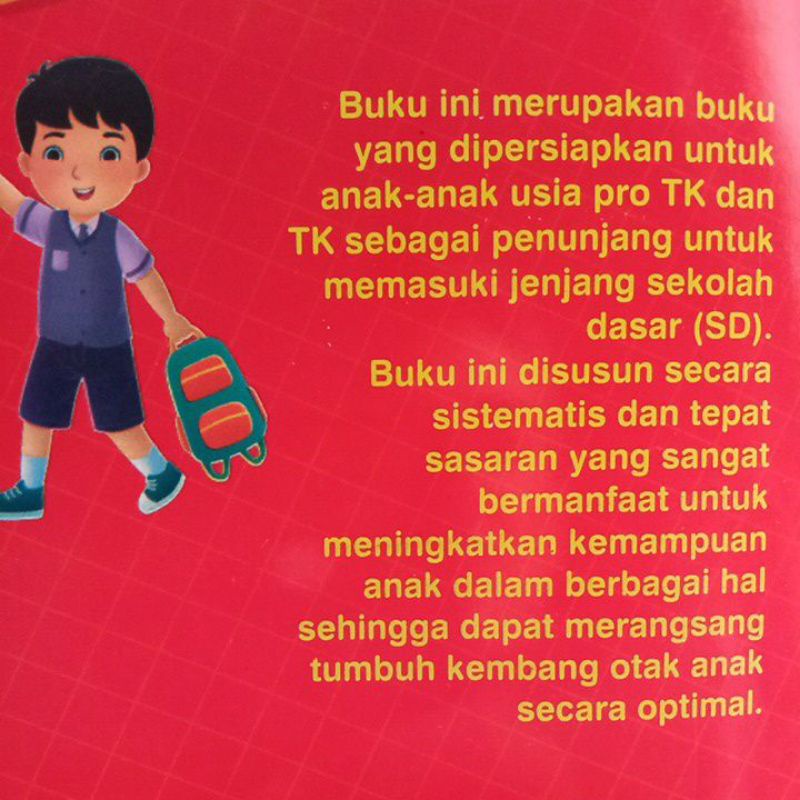 Buku Aku Cepat Pintar Membaca Kata Dan Kalimat Untuk Pra TK &amp; Tk