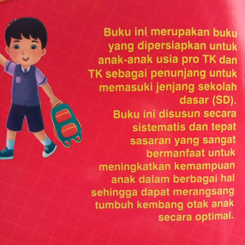 Buku Aku Cepat Pintar Membaca Kata Dan Kalimat Untuk Pra TK &amp; Tk