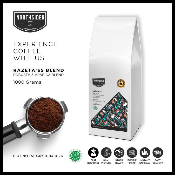 

Biji Kopi Susu Razeta'65 Blend - 1Kg Northsider Coffee