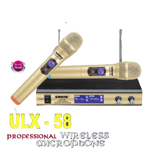 Microphone Wirelles UHF SHURE ULX-58 Gold - Mic Mikrofon Vocal