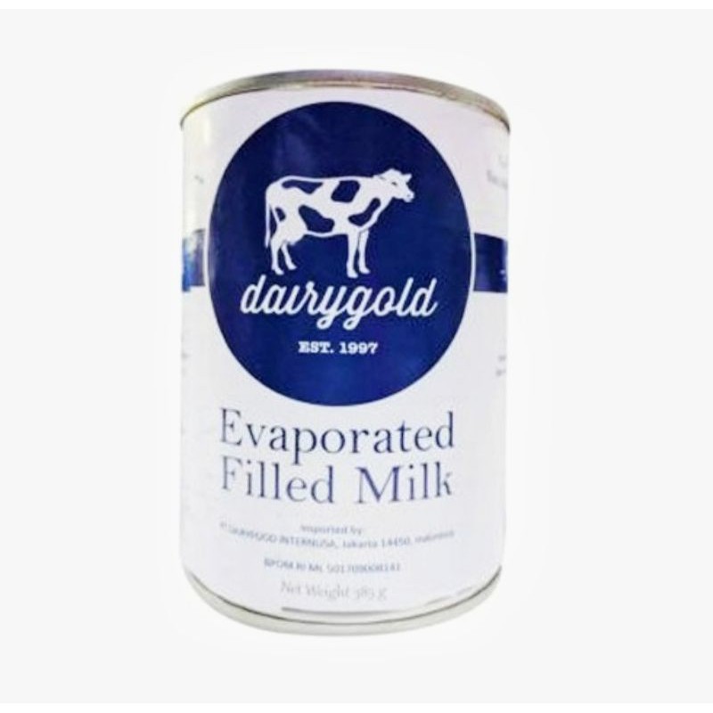 Dairygold Evaporated Milk - Susu Evaporasi 385g