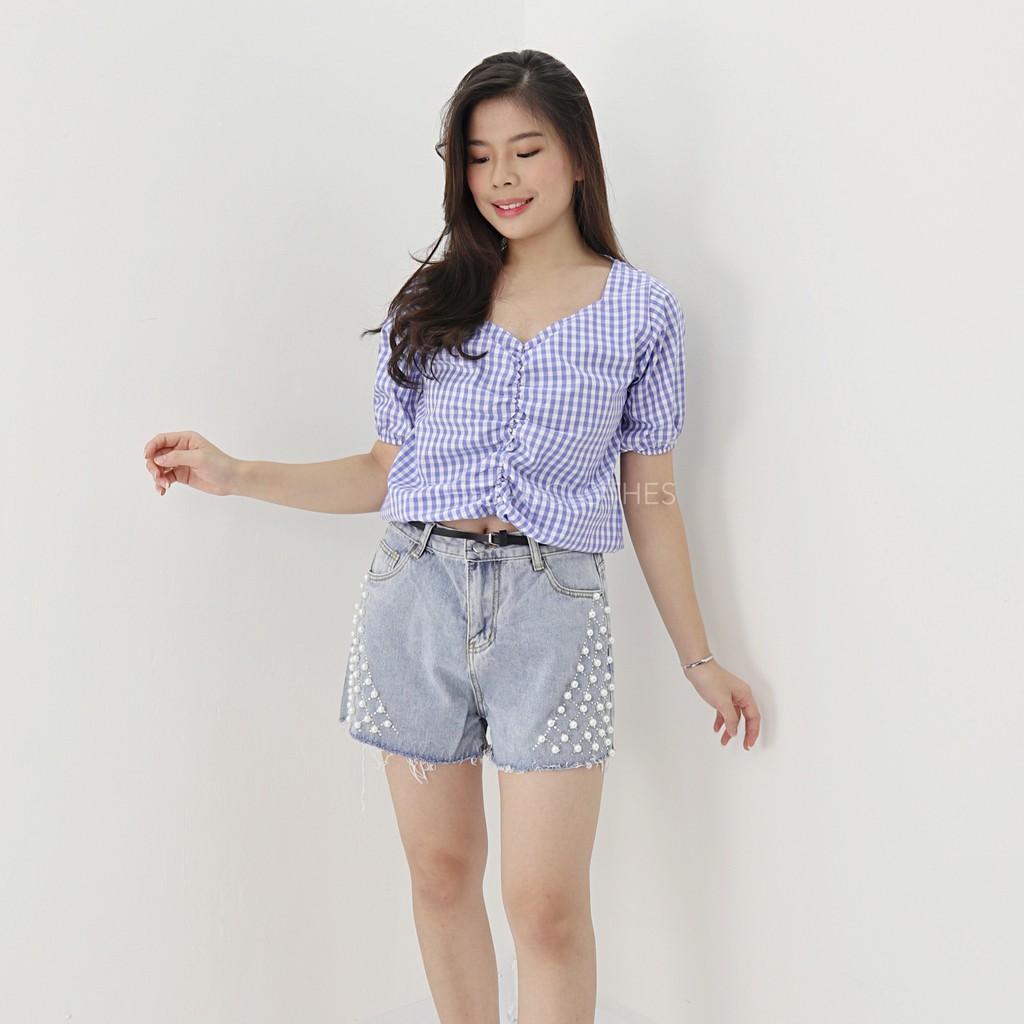 Loopy square top -Thejanclothes