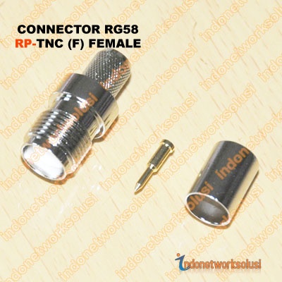 ONEKTOR CONNECTOR RG58 RP-TNC F (FEMALE)
