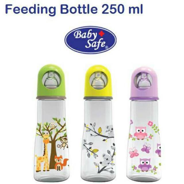 ♥BabyYank♥ BOTOL SUSU BABYSAFE JP003 250ML - BOTOL SUSU BPA FREE - BOTOL SUSU BERGAMBAR