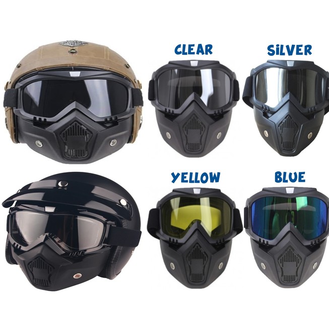 KACAMATA GOOGLE MASKER HELM RETRO GOOGLES MASK
