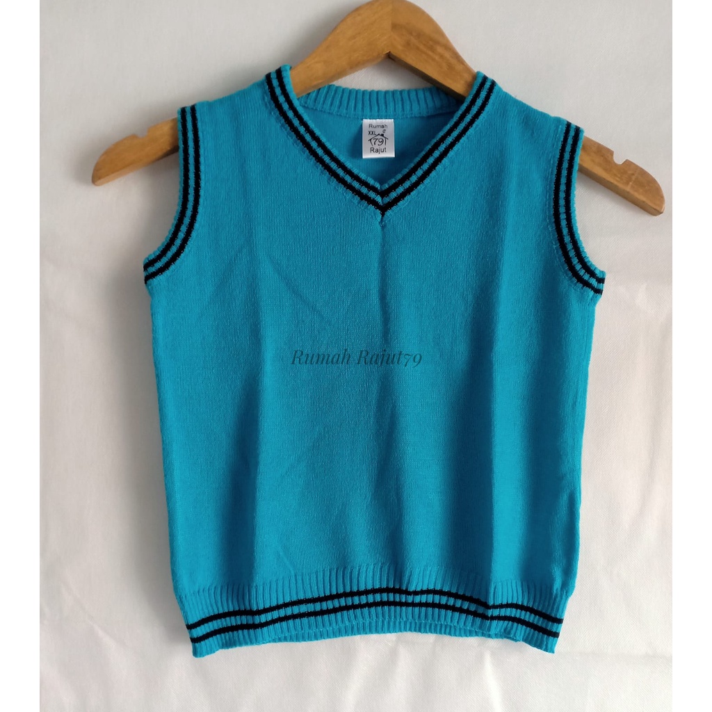 Rompi/ vest rajut anak size L-3XL