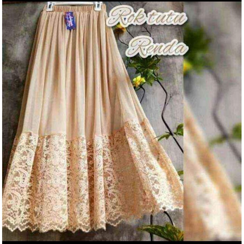 ROK TUTU RENDA PREMIUM