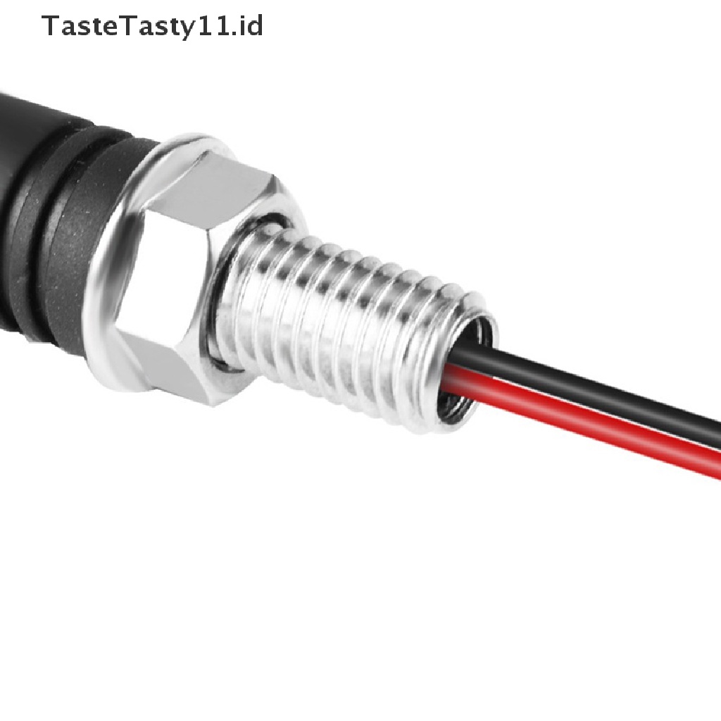 【TasteTasty】 2pcs Motorcycle LED Turn Signals Indicator 12V Amber Flasher Arrow Signals Light .