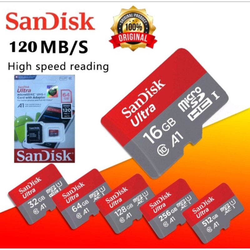 Sandisk memory card 256GB